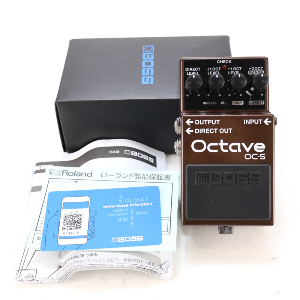 【中古】 オクターバー エフェクター BOSS OC-5 Octave ギターエフェクター オクターブ