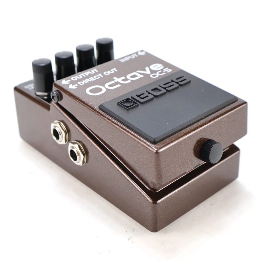 【中古】 オクターバー エフェクター BOSS OC-5 Octave ギターエフェクター オクターブ 斜めアングル画像