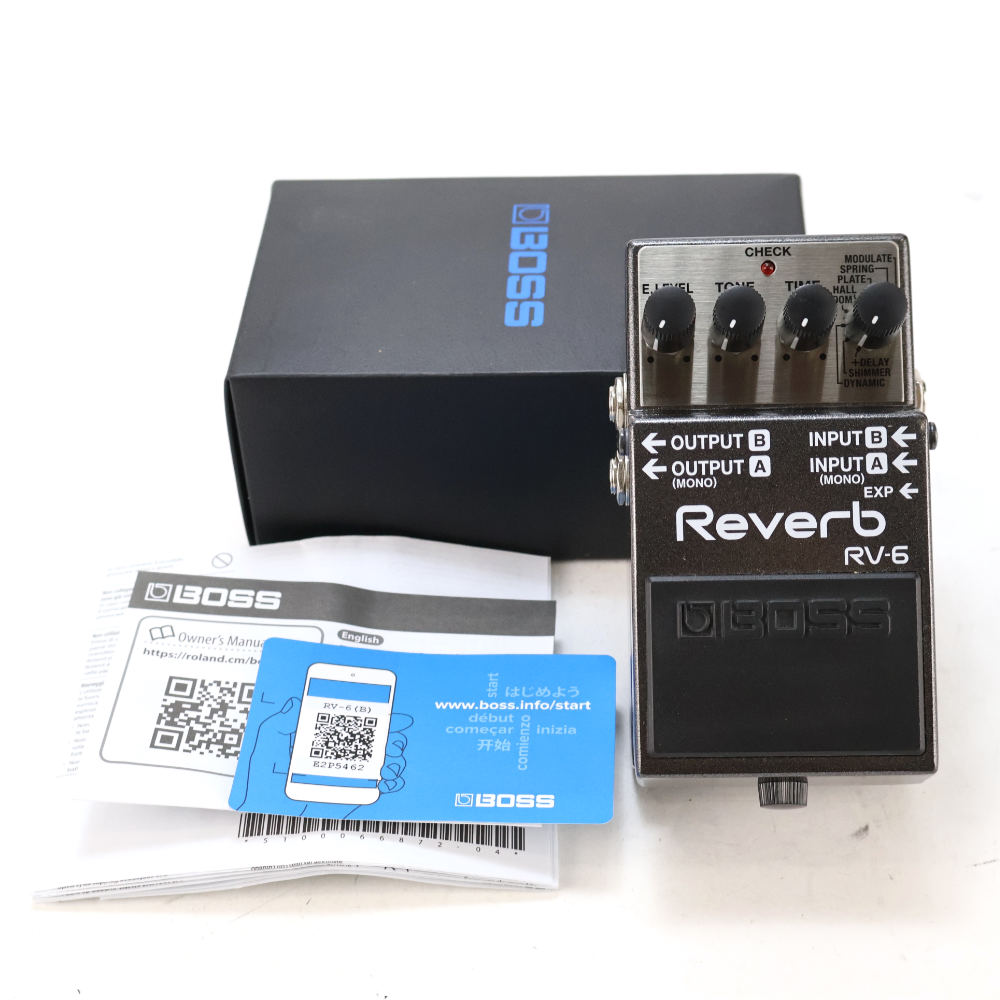 【中古】リバーブ エフェクター BOSS RV-6 Reverb ボス リヴァーブ エフェクター