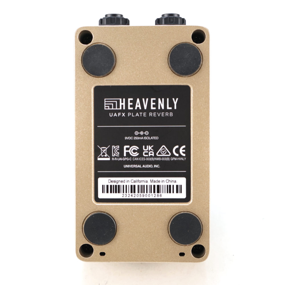 【中古】 Universal Audio ユニバーサルオーディオ UAFX Heavenly Plate Reverb リバーブ ギターエフェクター ボトム画像