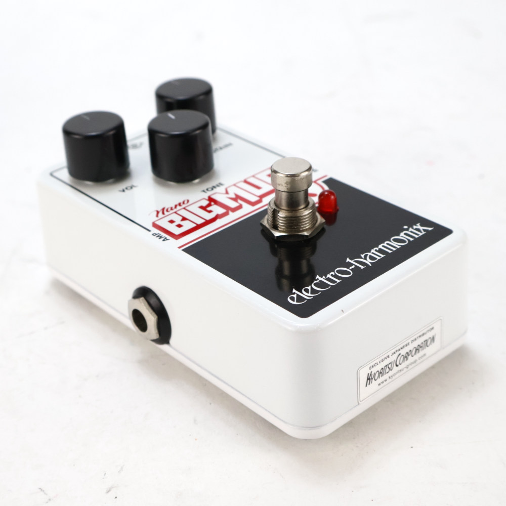 【中古】 ナノビッグマフ ELECTRO-HARMONIX Nano Big Muff エレハモ ファズ ギターエフェクター 斜めアングル画像