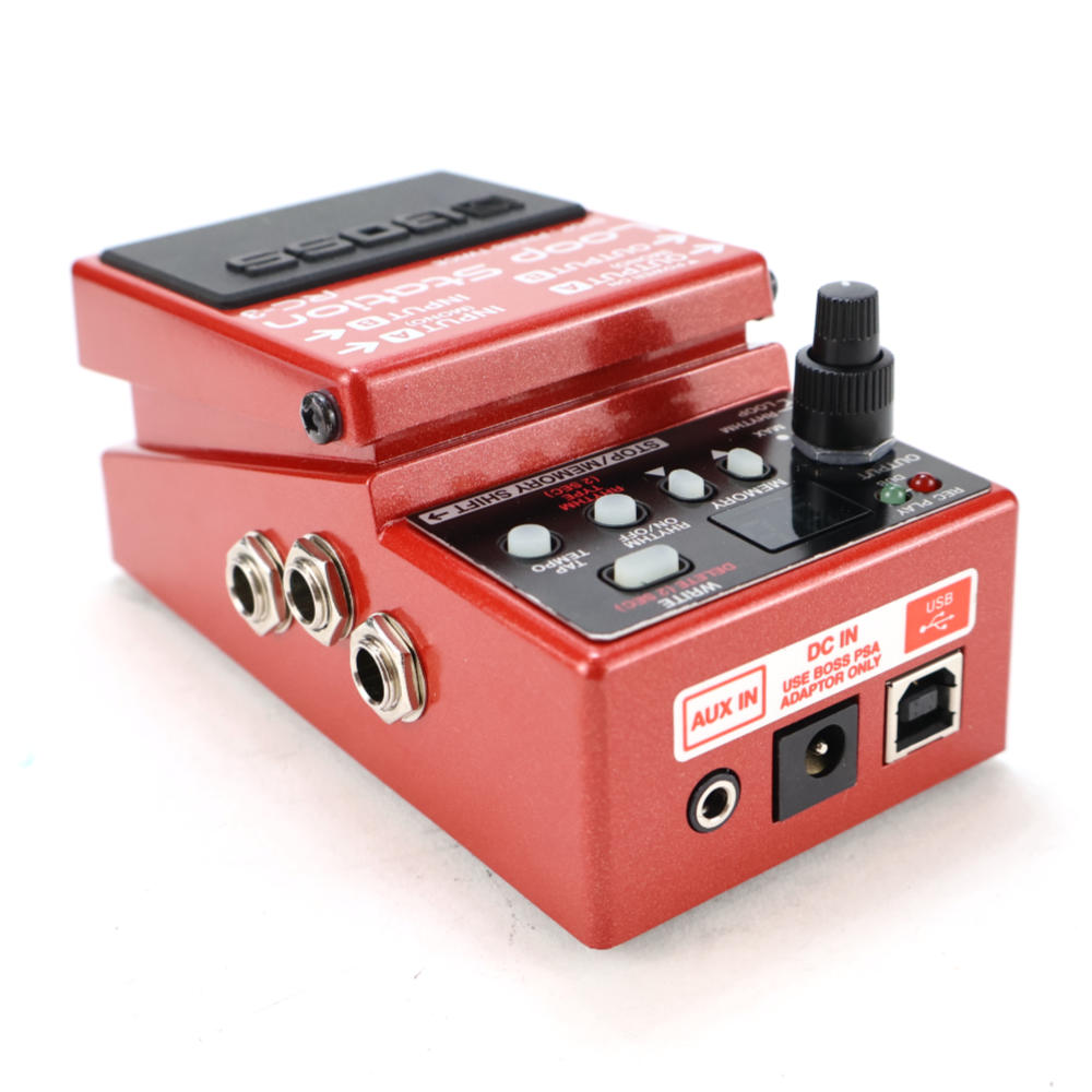 【中古】 BOSS ボス Loop Station RC-3 ルーパー エフェクター リア斜めアングル画像