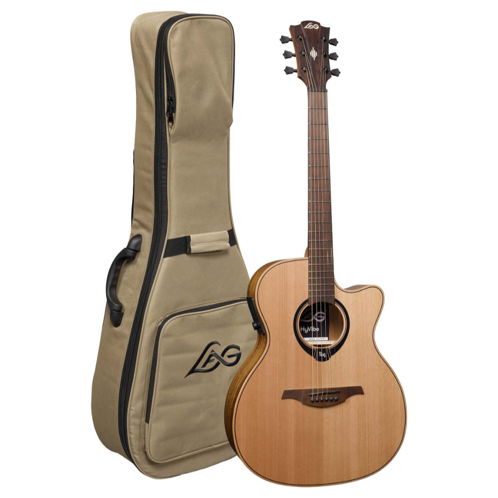 アコースティックギター LAG GUITARS HV10ACE NEW HYVIBEシリーズ スマートギター オーディトリアムサイズ
