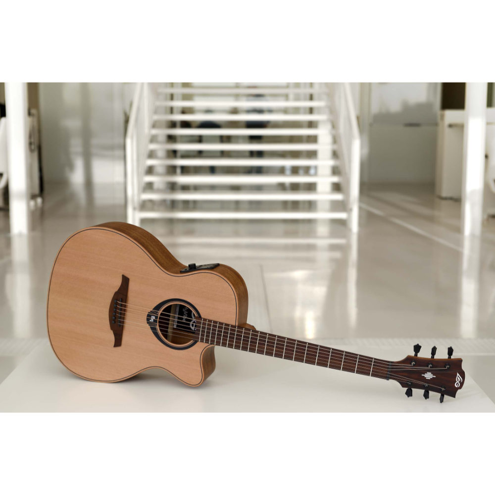 アコースティックギター LAG GUITARS HV10ACE NEW HYVIBEシリーズ スマートギター オーディトリアムサイズ イメージ画像1