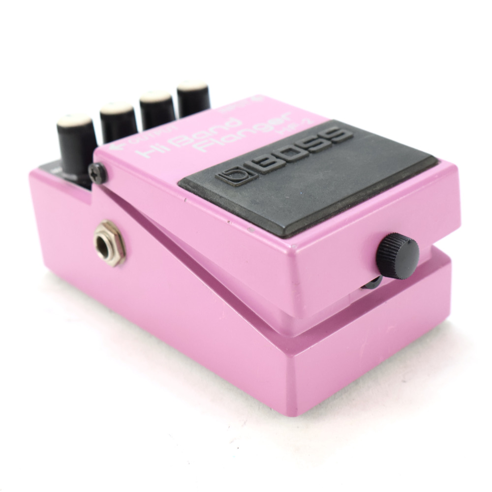 【中古】ハイバンドフランジャー エフェクター BOSS HF-2 Hi Band Flanger ボス ギターエフェクター 斜めアングル画像