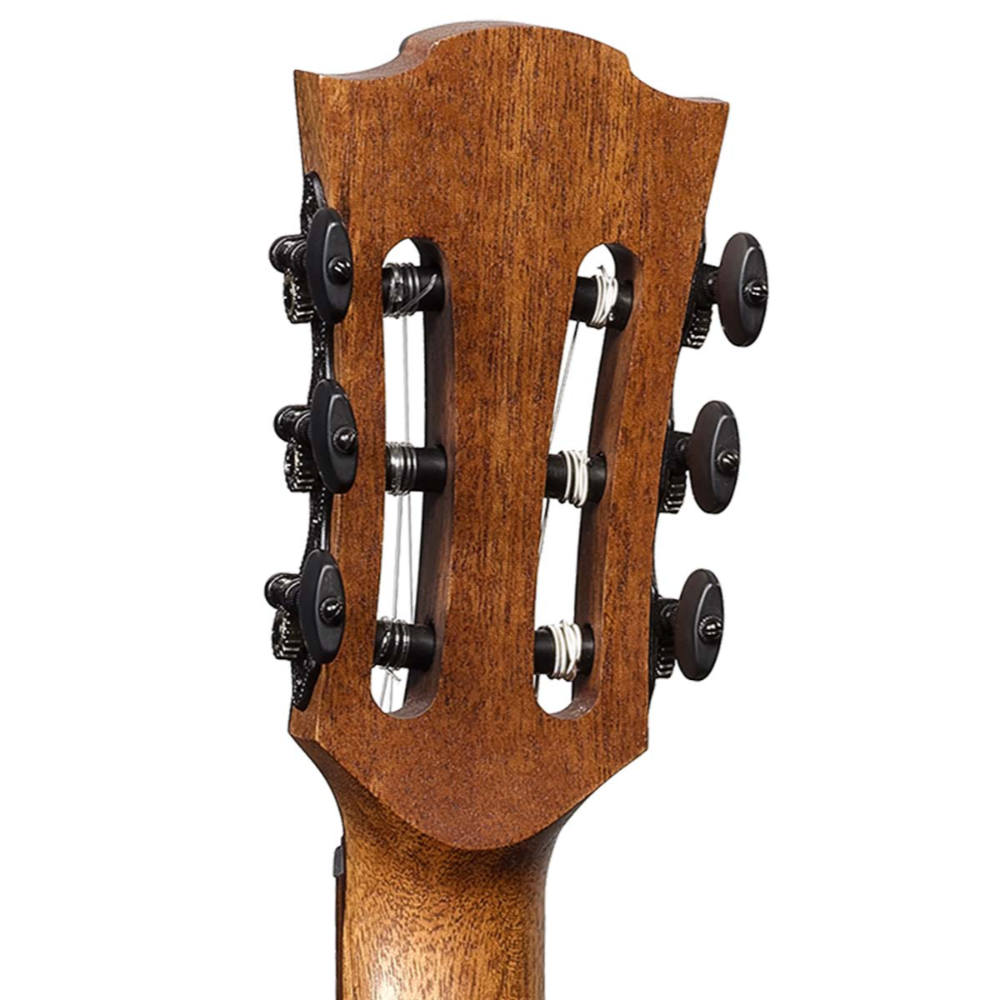 エレガットギター LAG GUITARS HV10-N-ACE NEW HYVIBEシリーズ スマートギター クラシックギター ヘッドバック画像