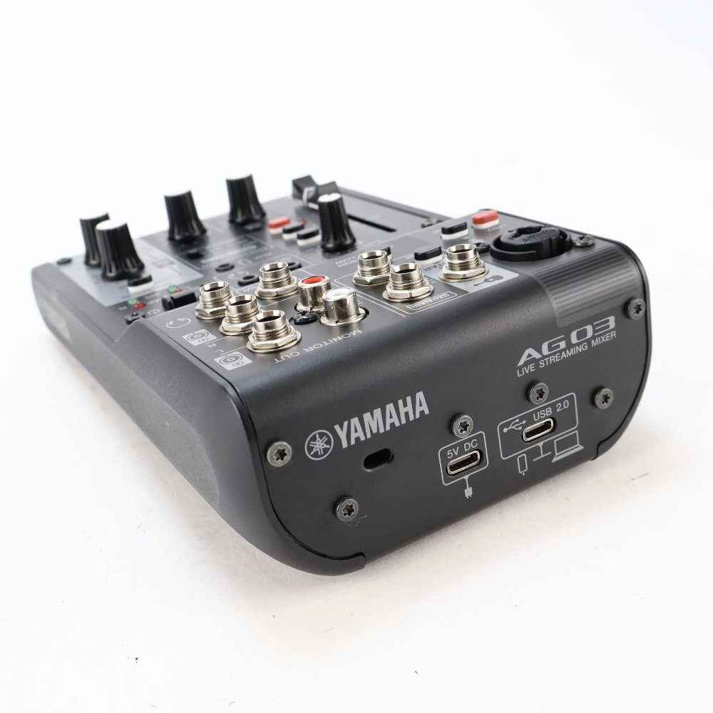 【中古】 ミキサー ヤマハ YAMAHA AG03 mk2 ライブストリーミングミキサー 全体