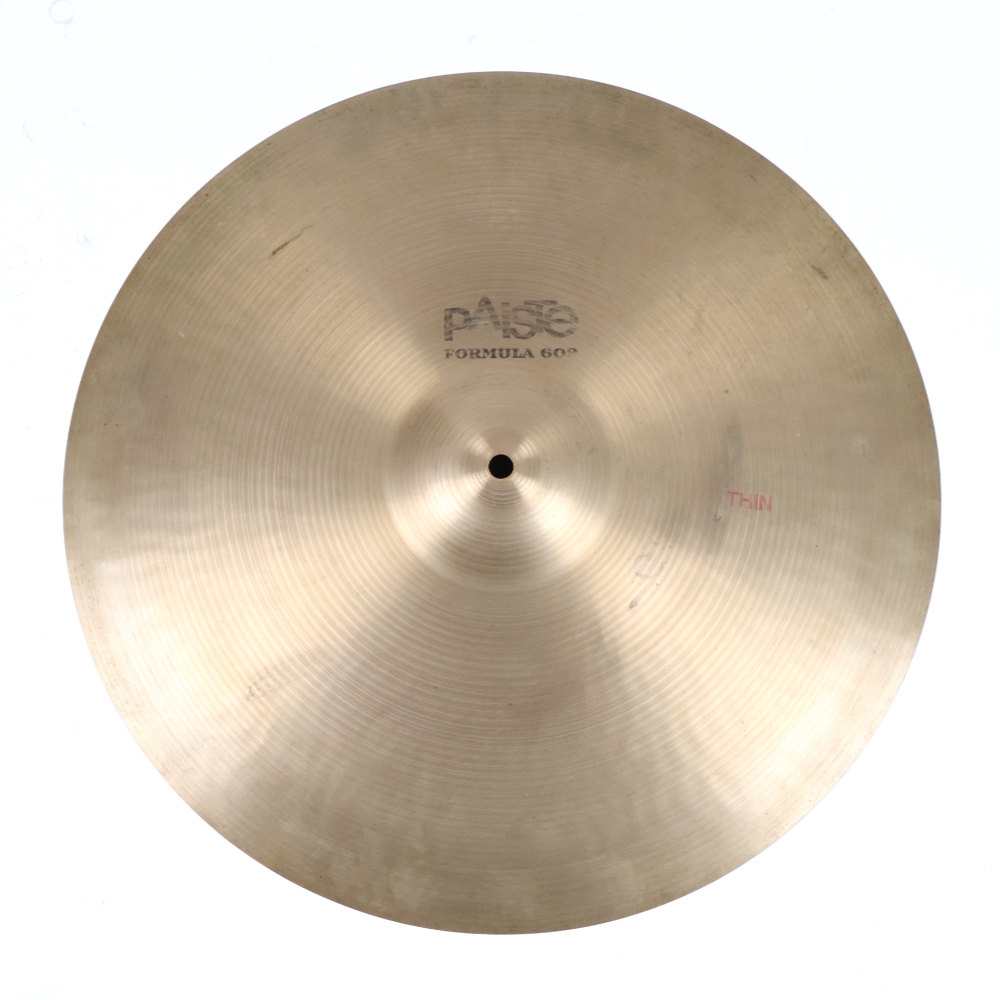 【中古】 クラッシュシンバル パイステ PAISTE Formula 602 Thin Crash 18インチ 1970s ビンテージシンバル