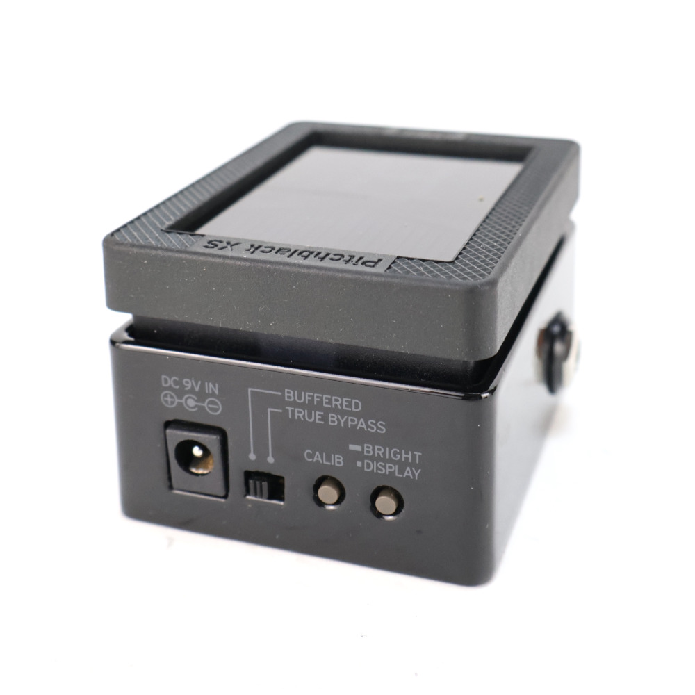 【中古】 KORG PITCHBLACK XS PB-XS ペダルチューナーピッチブラック リア斜めアングル画像