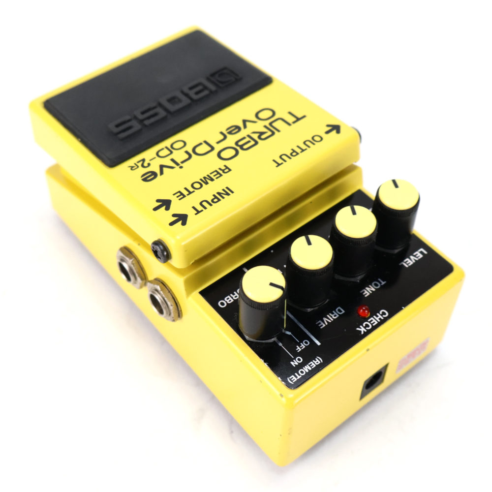 【中古】 オーバードライブ エフェクター BOSS OD-2R TURBO Over Drive ギターエフェクター ターボ オーバードライブ リア斜めアングル画像