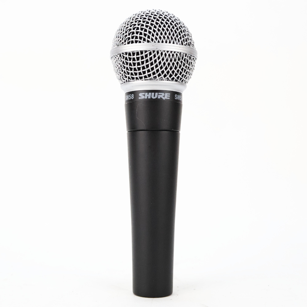 【中古】 マイク ダイナミックマイク SHURE SM58SE スイッチ付き シュアー 58 ゴッパ シュア 本体画像 裏