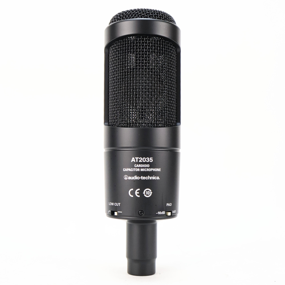 【中古】 マイク コンデンサーマイク AUDIO-TECHNICA AT2035 オーディオテクニカ オーテク 本体画像 裏