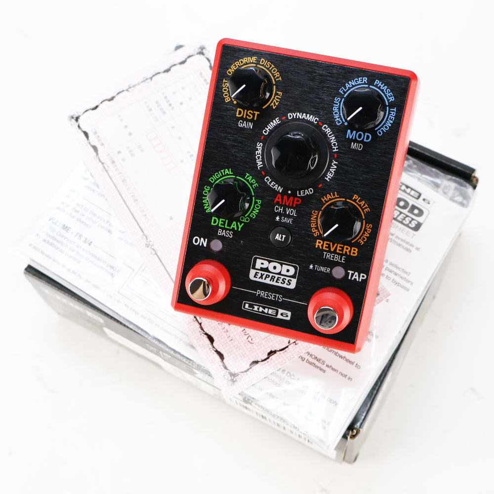 【中古】 LINE6 ライン6 POD Express Guitar マルチエフェクター ギターエフェクター