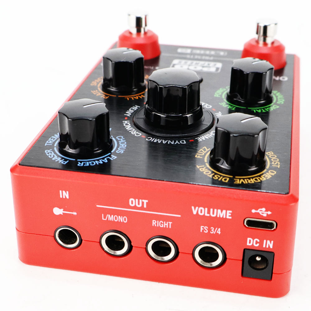 【中古】 LINE6 ライン6 POD Express Guitar マルチエフェクター ギターエフェクター 本体画像 斜め