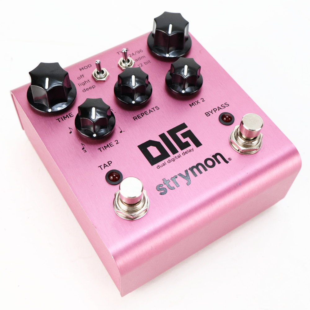 【中古】 ディレイ strymon DIG dual digital delay ストライモン ギターエフェクター 本体画像 斜め 2