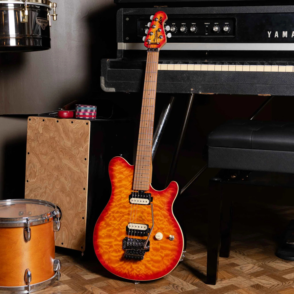 Sterling By Musicman AX50QM-LVB-M2 Lava Burst AXIS キルテッドメイプルトップ アクシス ミュージックマン イメージ