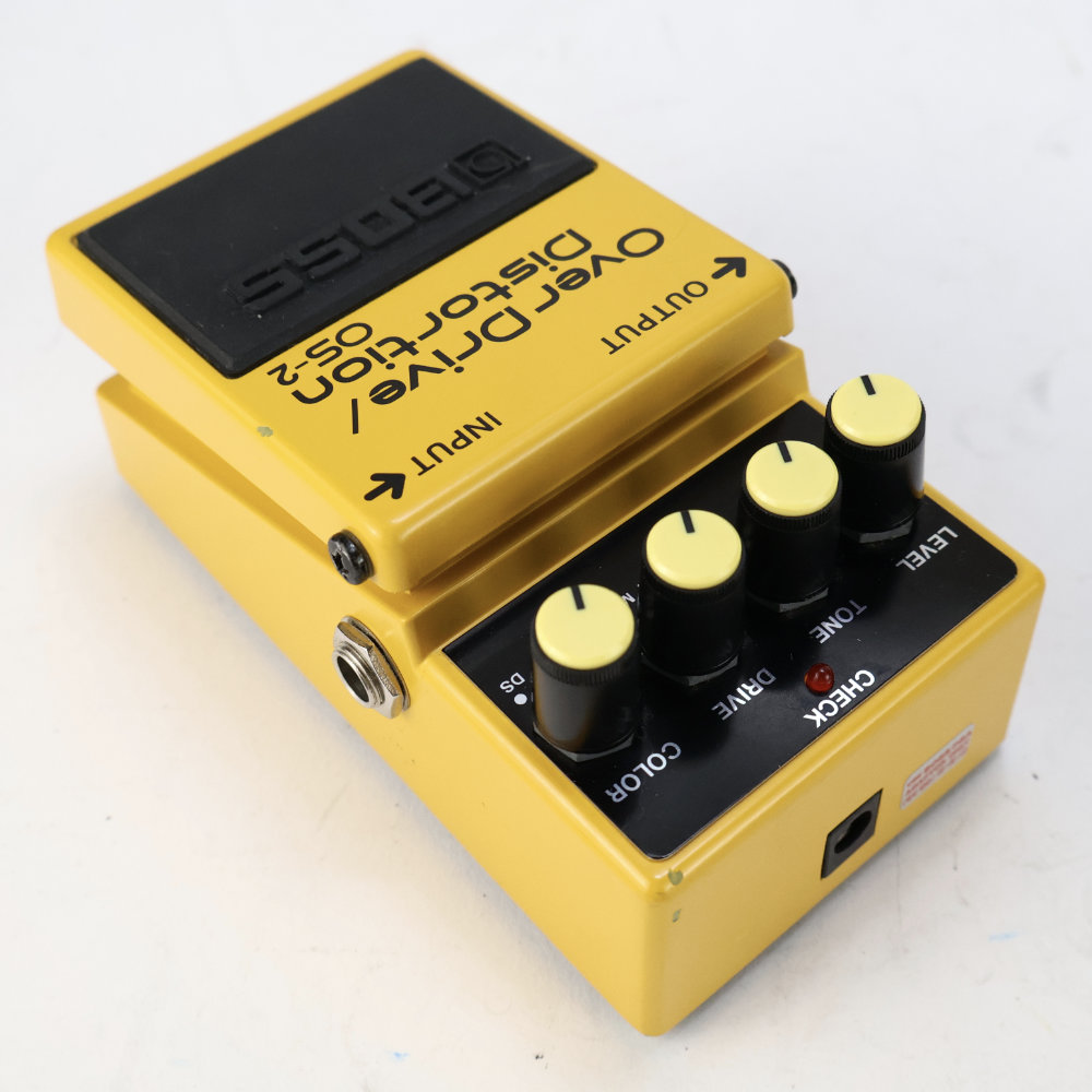 【中古】オーバードライブ ディストーション エフェクター BOSS OS-2 OverDrive Distortion ギターエフェクター 全体