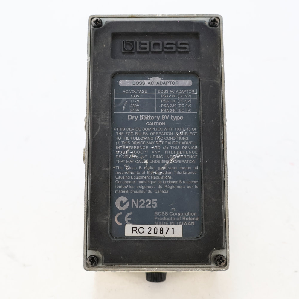 【中古】 デジタルディレイ エフェクター BOSS DD-3 Digtal Delay ギターエフェクター ディレイ 底面