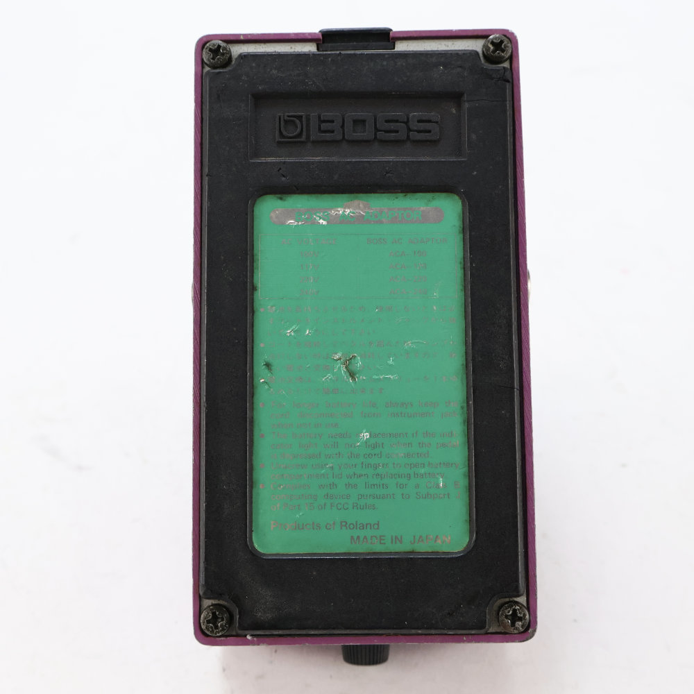 【中古】 フランジャー BOSS BF-2 Flanger Made in Japan ボス ギターエフェクター 底面