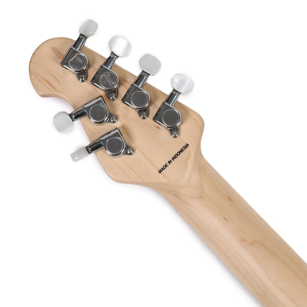 Sterling by MUSICMAN AX40-TP-M1 AXIS Trans Pink JAPAN LIMITED ロック式トレモロ搭載 キルトメイプルトップ トランスピンク ヘッド