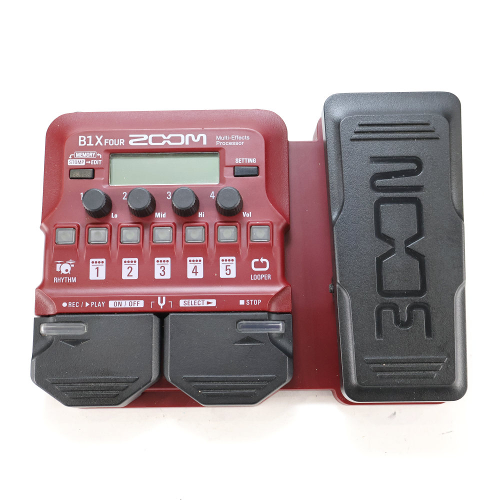 【中古】 ベースマルチエフェクター ZOOM B1X FOUR