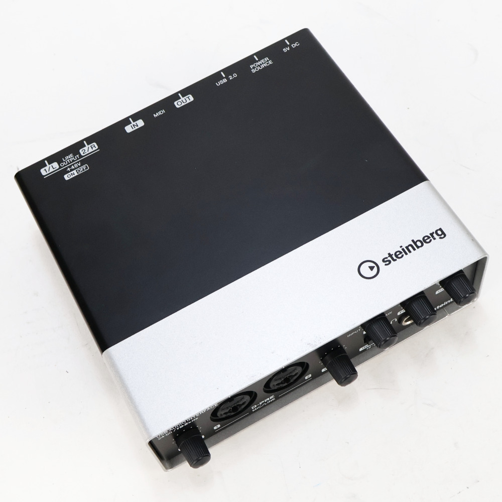【中古】 オーディオインターフェイス Steinberg UR22mkII スタインバーグ USB UR22 mk2 本体画像 斜め