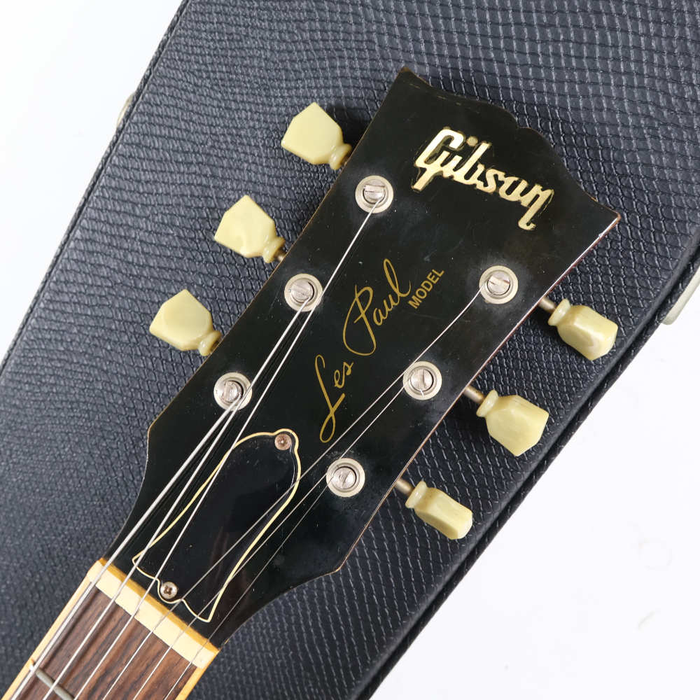 【中古】 エレキギター Gibson ’60s Les Paul Standard Plus RD 2006年製 ギブソン レスポールスタンダード バーストバッカーピックアップ搭載 ヘッド画像