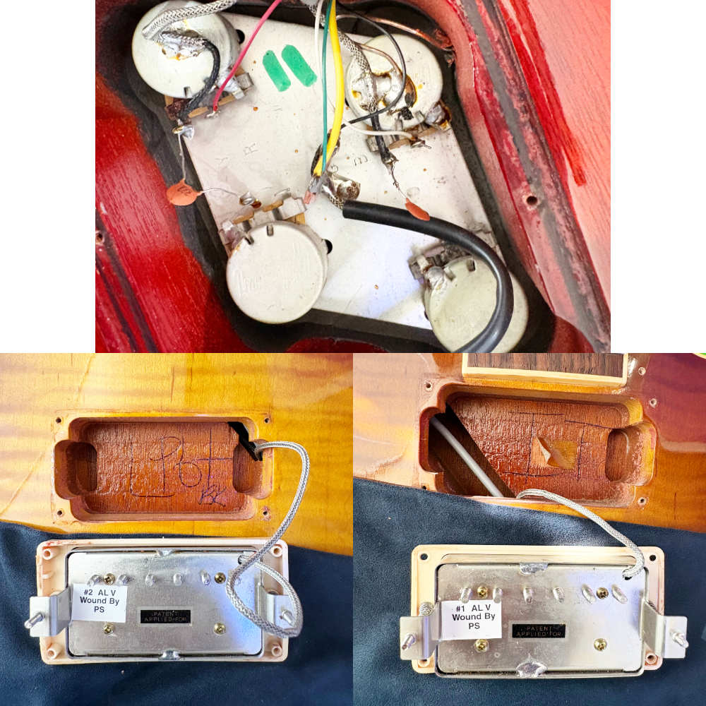 【中古】 エレキギター Gibson ’60s Les Paul Standard Plus Iced Tea 2004年製 ギブソン レスポールスタンダード 内部
