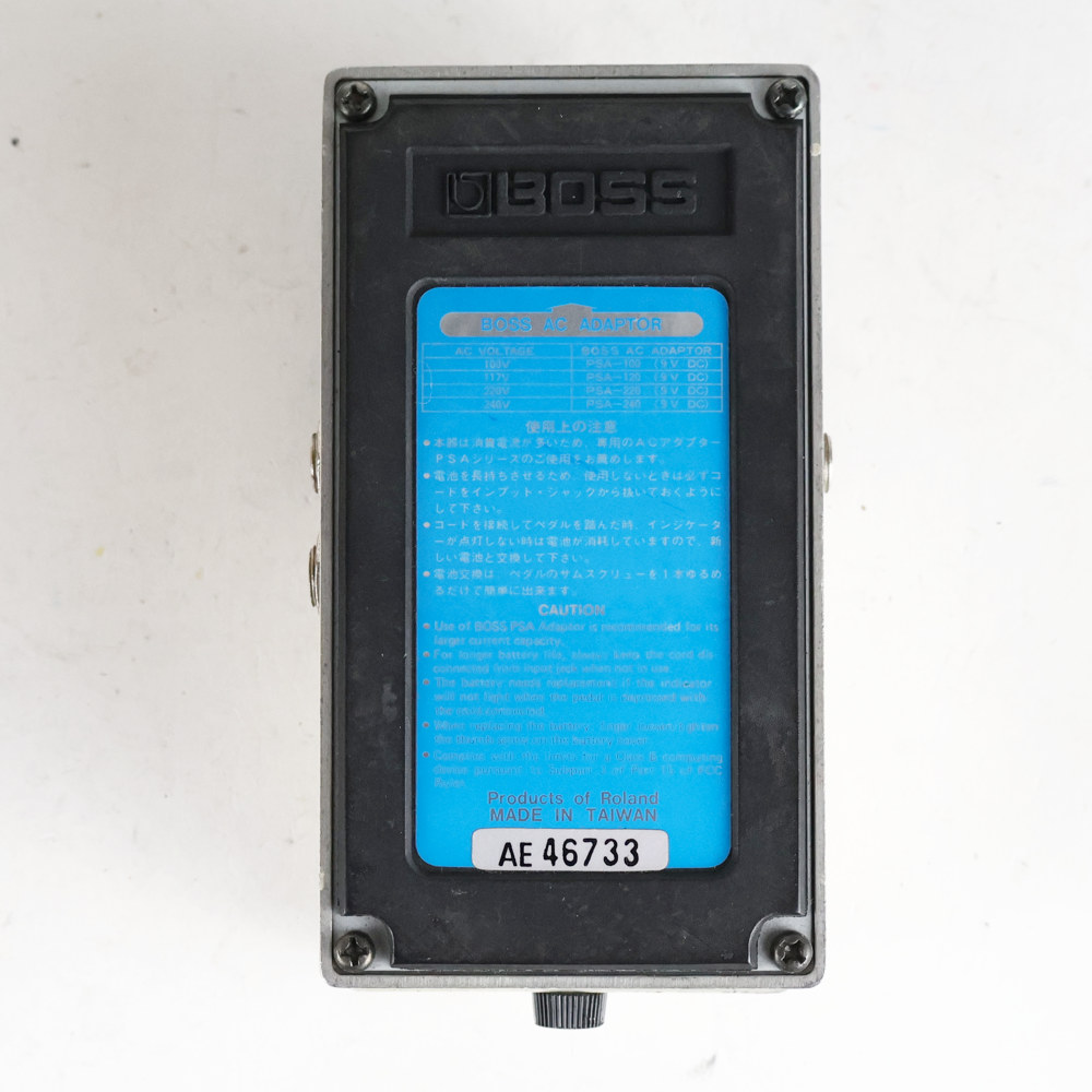 【中古】 デジタルディレイ エフェクター BOSS DD-3 Digtal Delay ギターエフェクター ディレイ 裏面