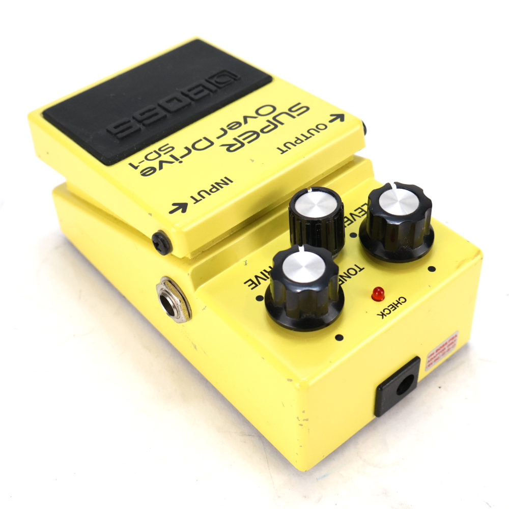 【中古】 スーパーオーバードライブ エフェクター BOSS SD-1 Super Over Drive ギターエフェクター リア斜めアングル画像