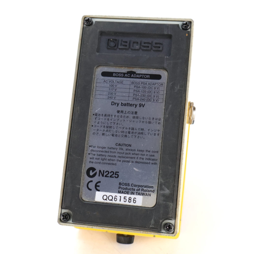 【中古】オーバードライブ ディストーション エフェクター BOSS OS-2 OverDrive Distortion ギターエフェクター ボトム画像