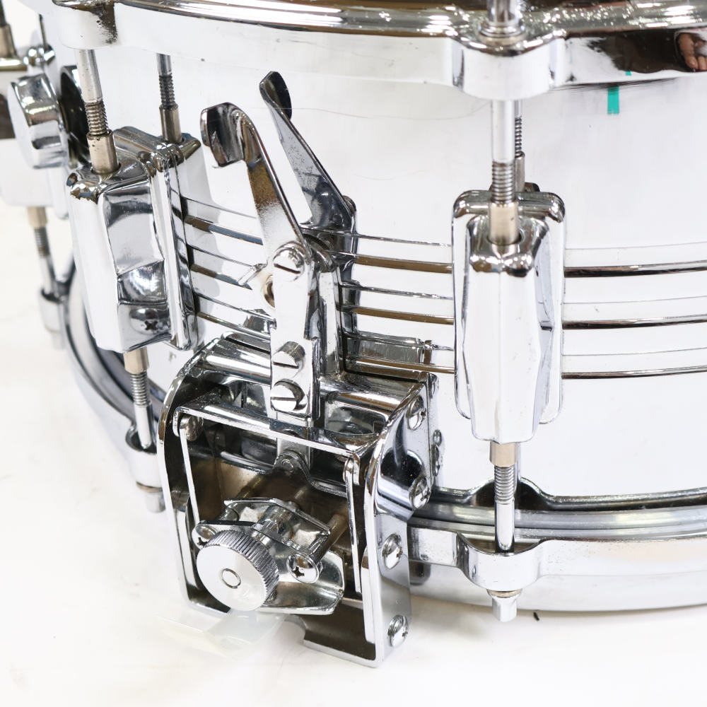 【中古】 スネアドラム パール Pearl Jupiter Snare 14x6.5 ブラスシェル Made in Japan 詳細画像
