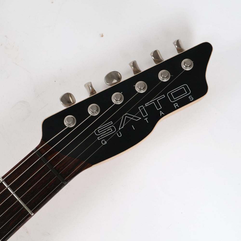 【中古】 エレキギター SAITO GUITARS S-622TLC Black 2017年製 齋藤ギター TLスタイル SAYTONEピックアップ搭載 日本製 MADE IN JAPAN ヘッド
