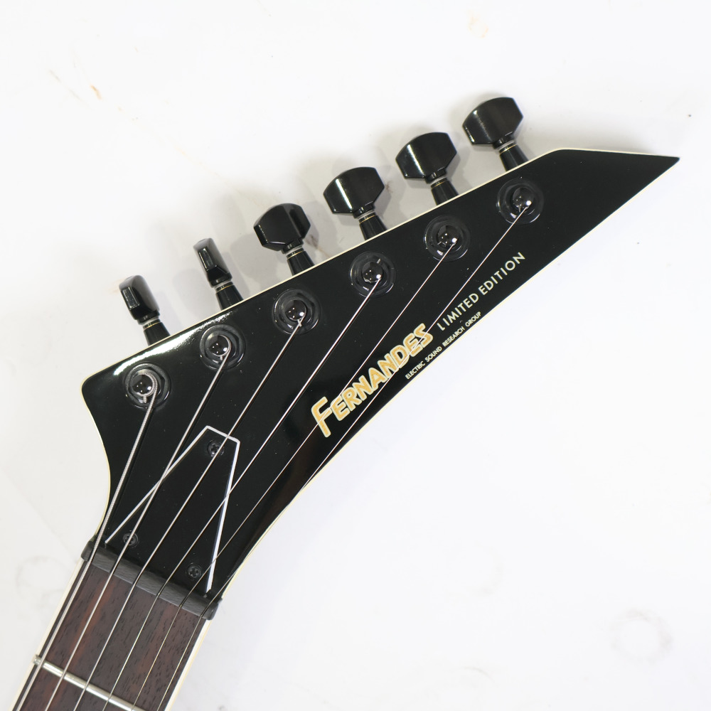 【中古】 FERNANDES フェルナンデス TEJ-DELUXE SUS BLK エレキギター サスティナー搭載 詳細画像