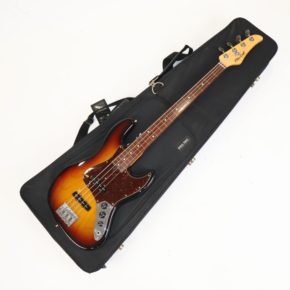【中古】Mike Lull マイクルル V4 Fretless Mod 3Tone Sunburst JBスタイル エレキベース フレットレス加工あり