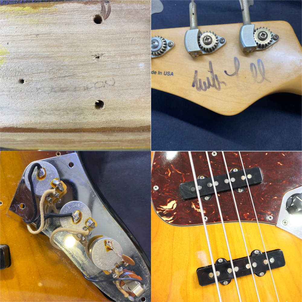 【中古】Mike Lull マイクルル V4 Fretless Mod 3Tone Sunburst JBスタイル エレキベース フレットレス加工あり 詳細画像