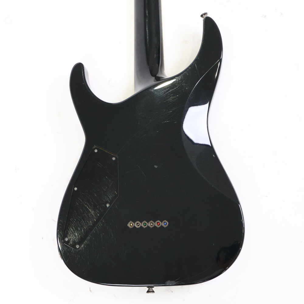 【中古】 エレキギター ESP Hrizon Custom See Thru Green 2008年頃製造 オーダーモデル キルテッドメイプルトップ Seymour Duncan  Cusoom5/Jazz搭載 ホライゾン 詳細画像