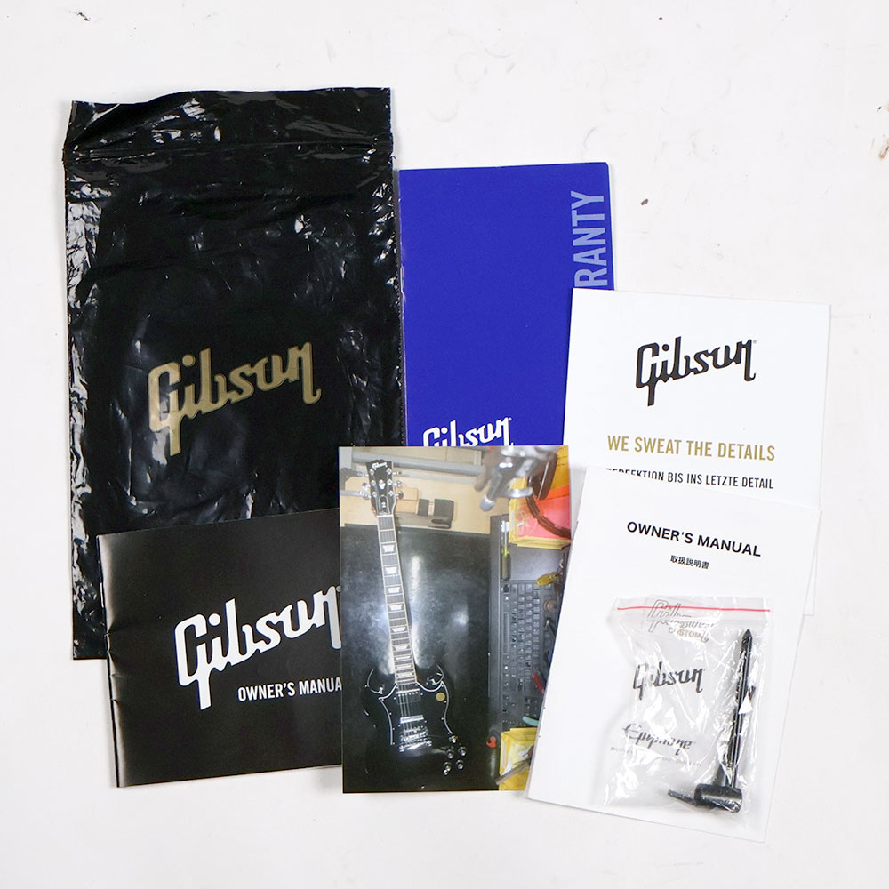 【中古】 エレキギター Gibson SG Standard Ebony 2019年製 ギブソン SGスタンダード 付属品