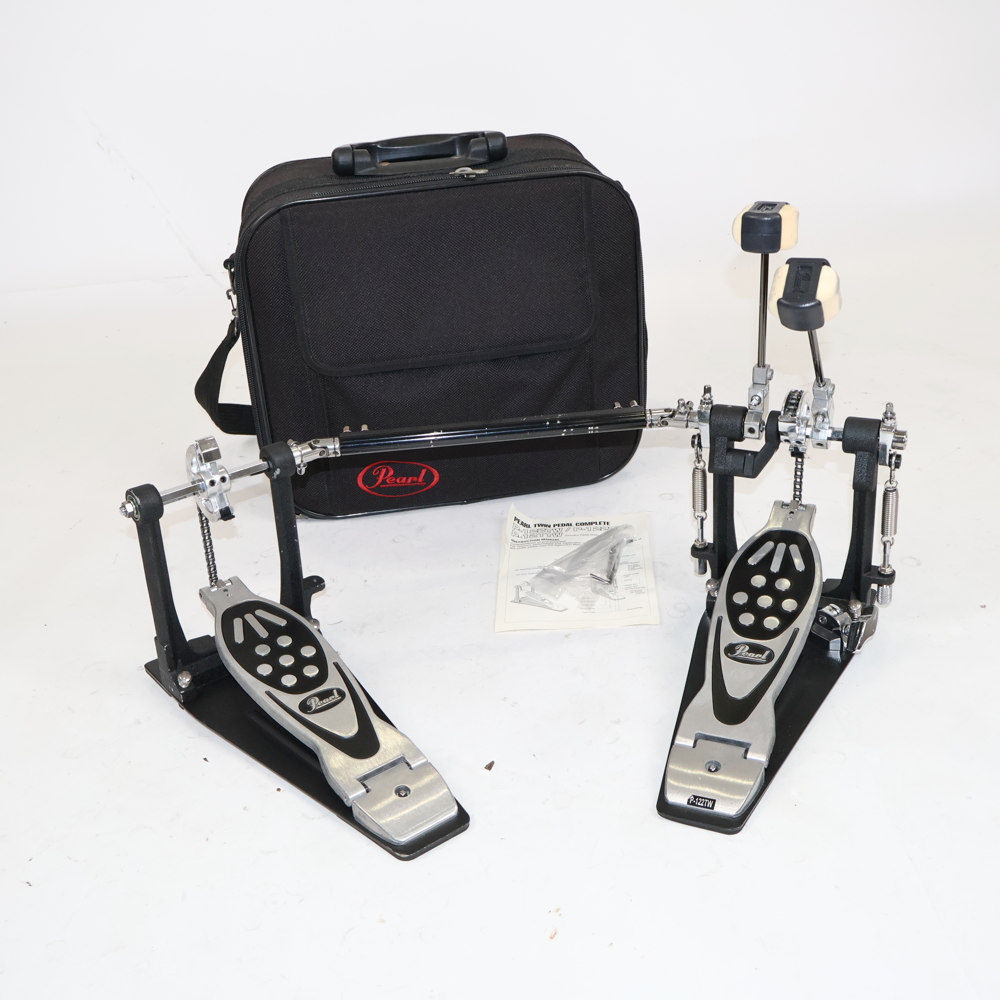 【中古】 ドラムツインペダル パール Pearl P-122TW ツインペダル ドラムペダル