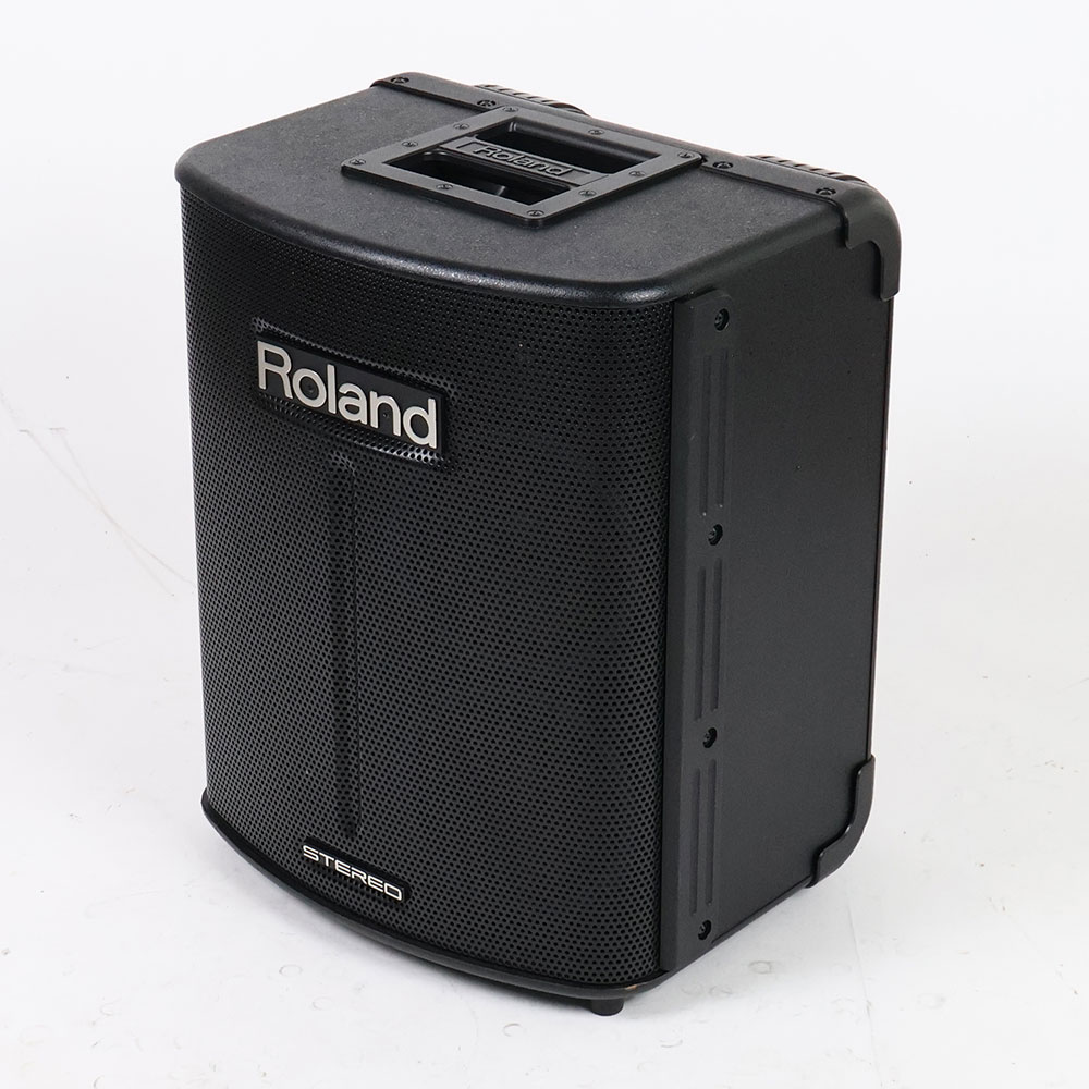 【中古】 ROLAND BA-330 ステレオポータブルアンプ PAシステム 全体