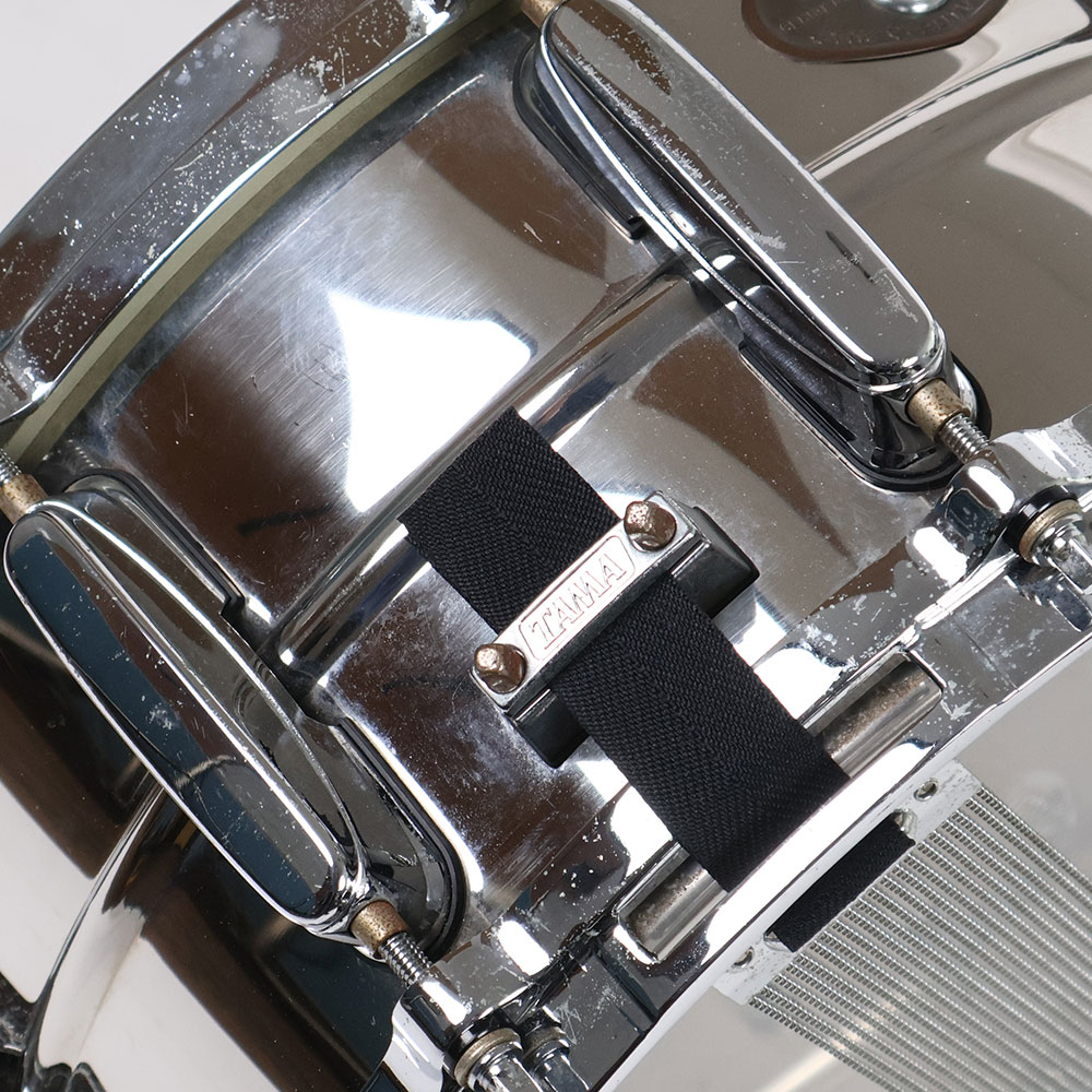 【中古】 スネアドラム タマ TAMA RS465 14x6.5 ROCKSTAR Steel スネアドラム 側面
