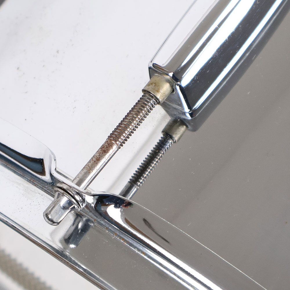 【中古】 スネアドラム パール Pearl Steel shell 14x6.5 ネジ部