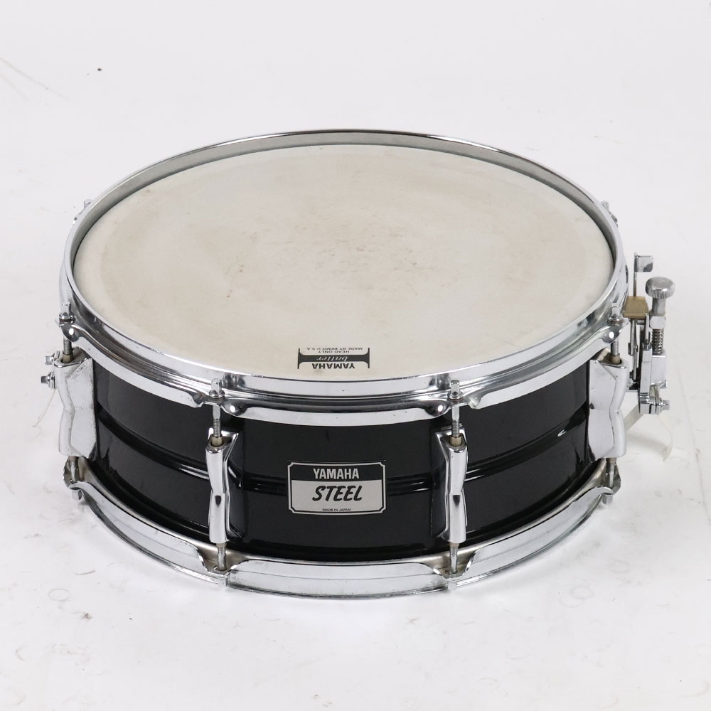 【中古】 スネアドラム ヤマハ YAMAHA SD2075B Seamless Black Steel Shell 14x5.5 Made in Japan