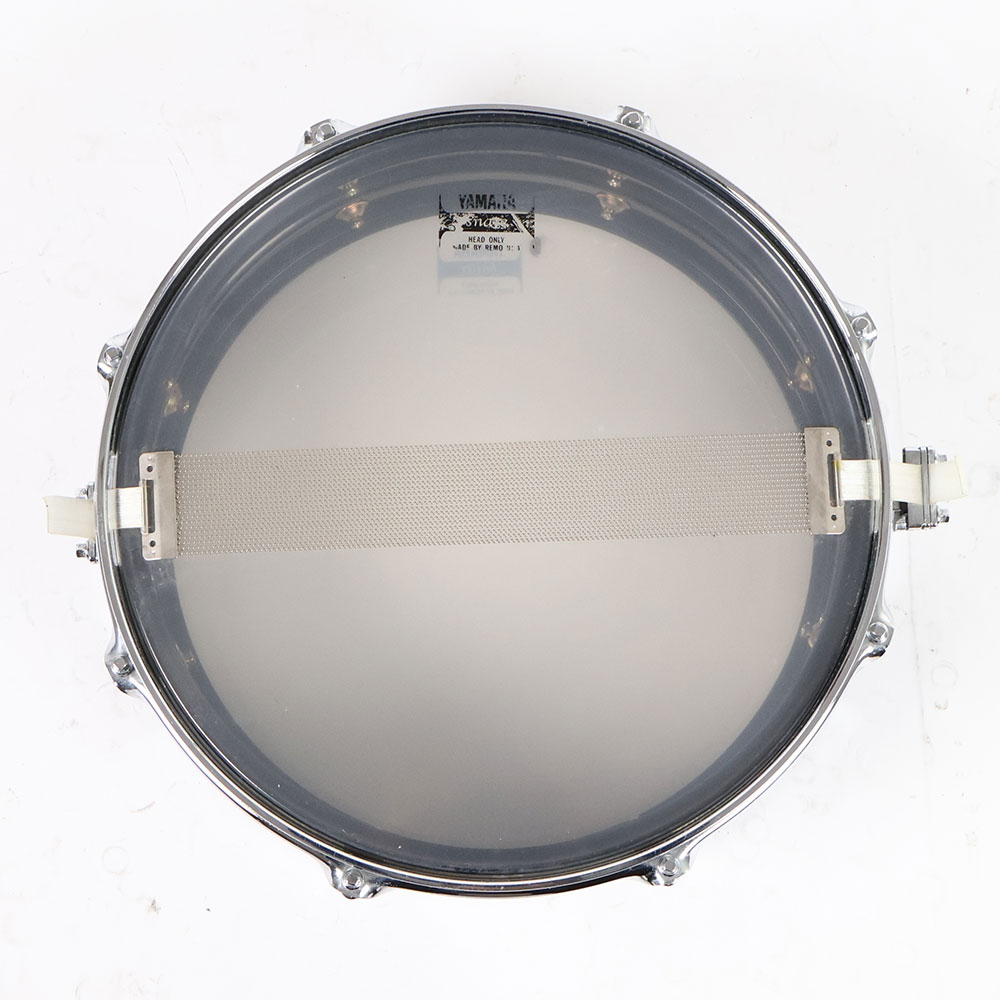 【中古】 スネアドラム ヤマハ YAMAHA SD2075B Seamless Black Steel Shell 14x5.5 Made in Japan 裏面