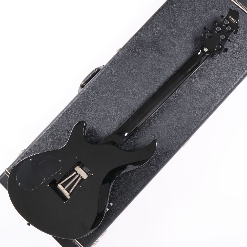 【中古】 エレキギター ESP E-II Mystique FR Black 2014年頃製造 フロイドローズ Seymour Duncanピックアップ搭載 MADE IN JAPAN ボディバック画像