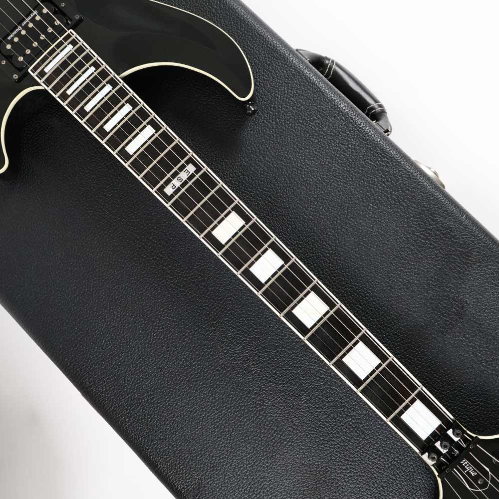 【中古】 エレキギター ESP E-II Mystique FR Black 2014年頃製造 フロイドローズ Seymour Duncanピックアップ搭載 MADE IN JAPAN ネック