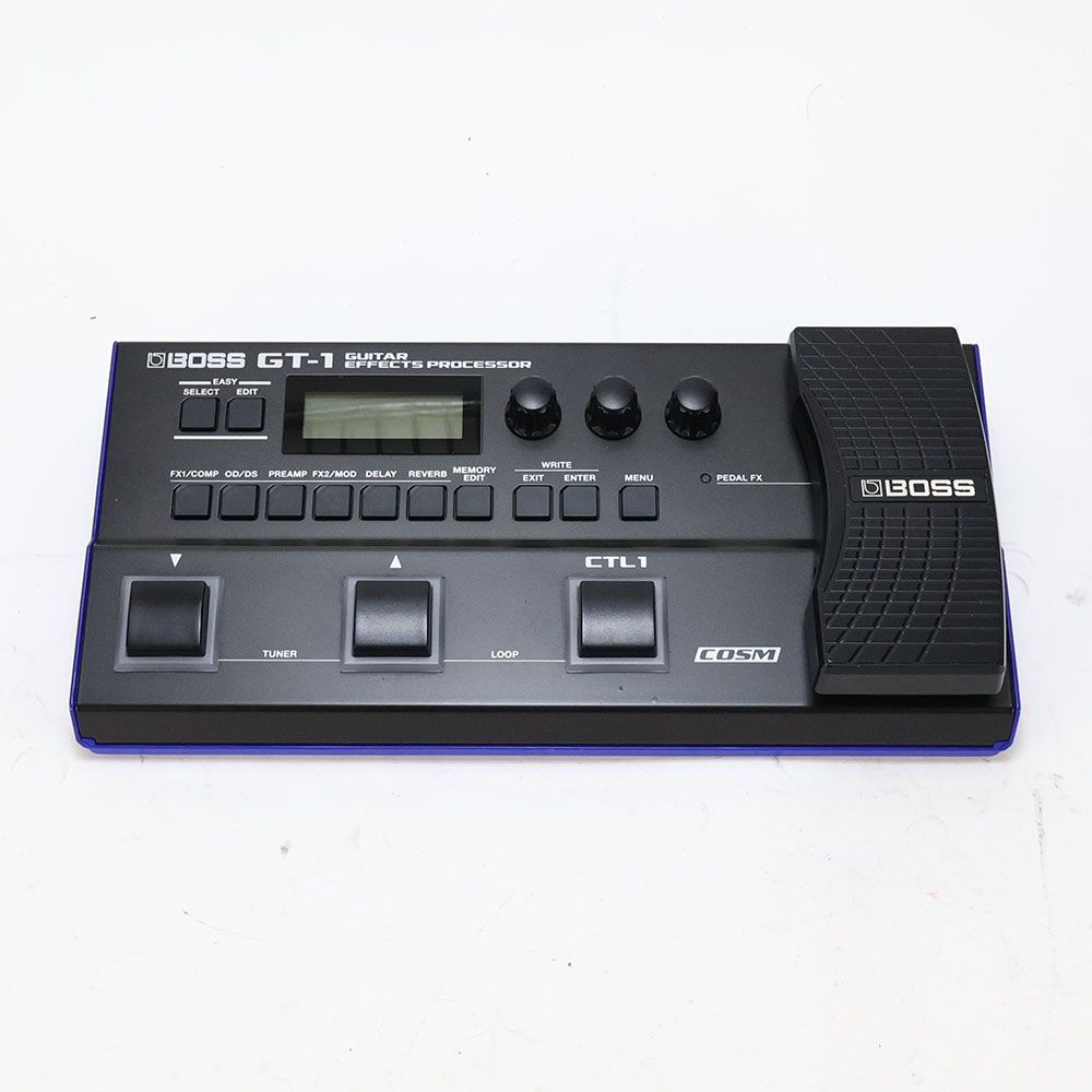 【中古】ボス マルチエフェクター BOSS GT-1 Guitar Effect Processor 正面