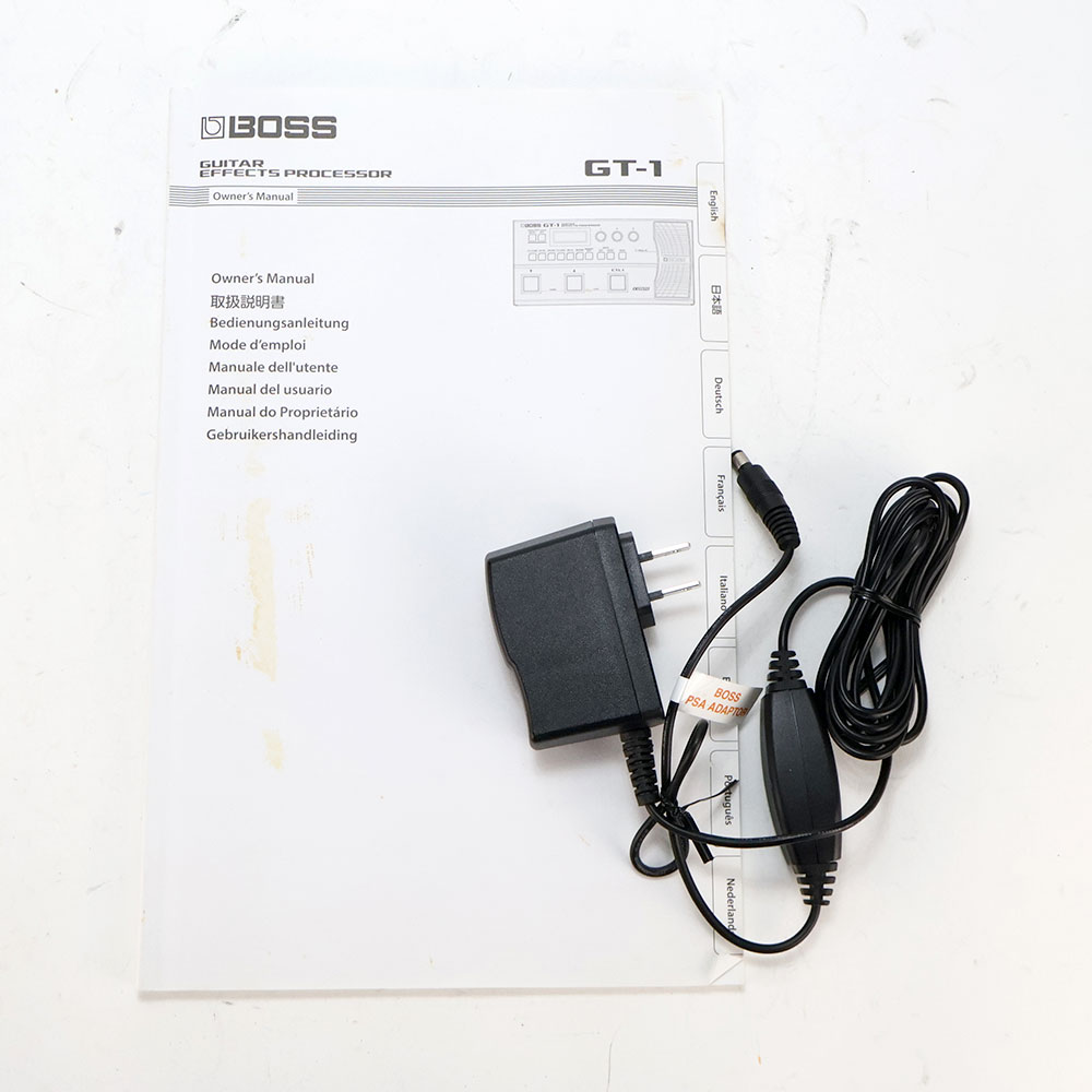 【中古】ボス マルチエフェクター BOSS GT-1 Guitar Effect Processor 付属品
