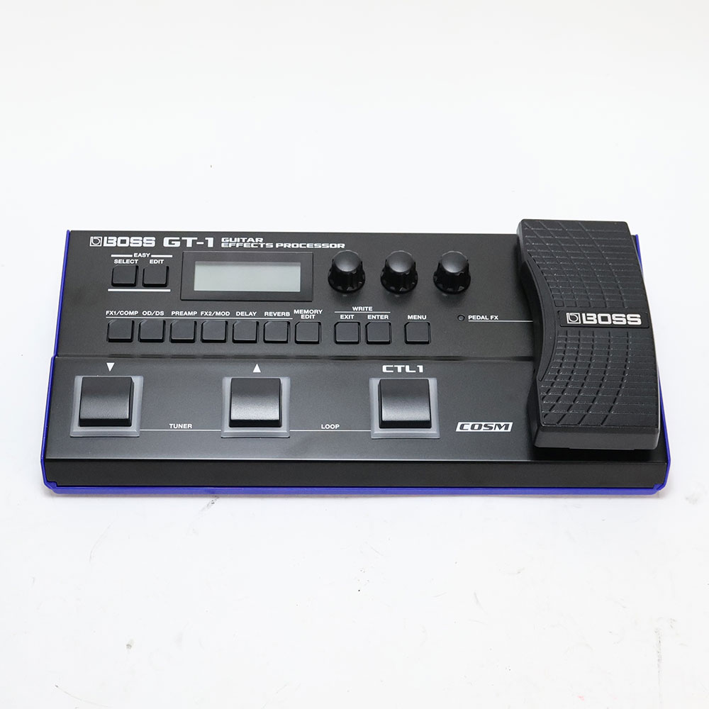 【中古】ボス マルチエフェクター BOSS GT-1 Guitar Effect Processor 正面