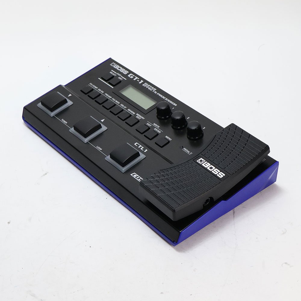 【中古】ボス マルチエフェクター BOSS GT-1 Guitar Effect Processor 全体